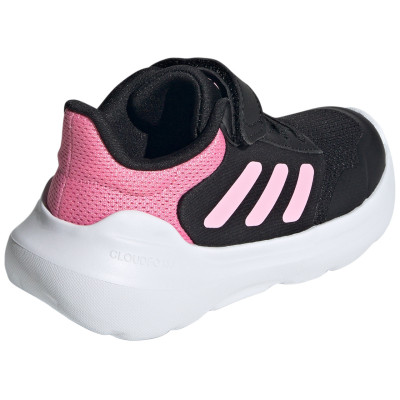 Buty dla dzieci adidas Tensaur Run 3.0 czarno-różowe IE5988