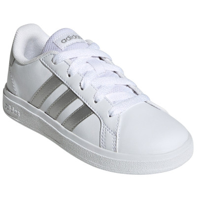 Buty dla dzieci adidas Grand Court Lifestyle Tennis Lace-Up białe GW6506