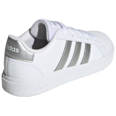 Buty dla dzieci adidas Grand Court Lifestyle Tennis Lace-Up białe GW6506