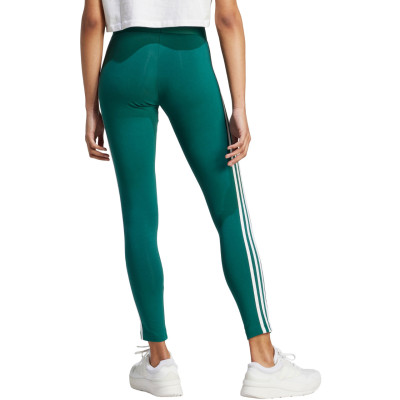 Legginsy damskie adidas Loungewear Essentials 3-Stripes zielone IM2844