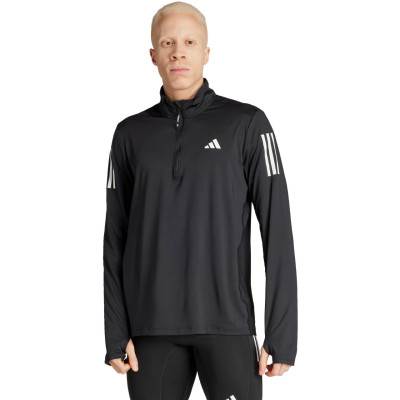 Kurtka męska adidas Own the Run Half-Zip czarna IN1490