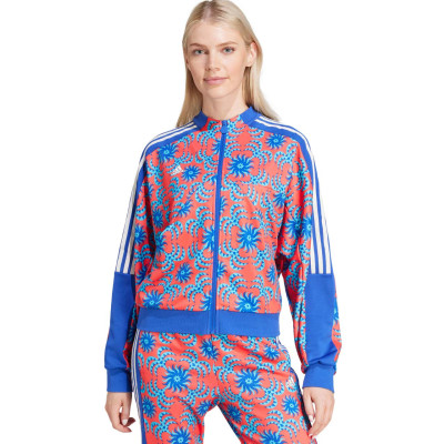 Bluza damska adidas Farm Rio Tiro TT niebiesko-pomarańczowa IQ4496