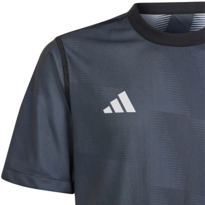 Koszulka dla dzieci dwustronna adidas Reversible 24 szara IN8133