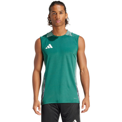 Koszulka męska adidas Tiro 24 Competition Training Sleeveless zielona IR5477