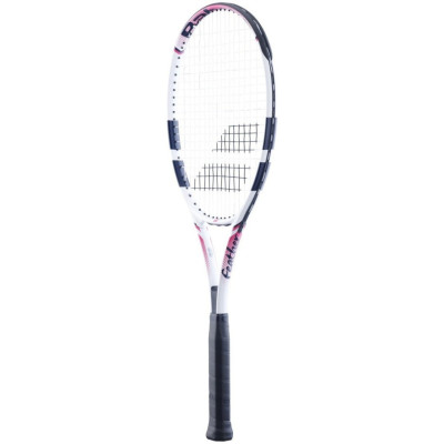 Rakieta do tenisa ziemnego Babolat Feather S CV G3 biało-różowo-granatowa 194033 121239