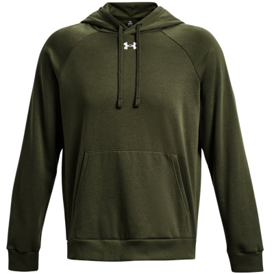 Bluza męska Under Armour Rival Fleece Hoodie oliwkowa 1379757 390