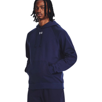 Bluza męska Under Armour Rival Fleece Hoodie granatowa 1379757 410