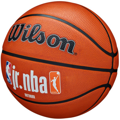 Piłka koszykowa Wilson JR NBA Logo Auth Outdoor pomarańczowa WZ3011801XB7