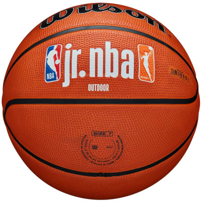 Piłka koszykowa Wilson JR NBA Logo Auth Outdoor pomarańczowa WZ3011801XB7