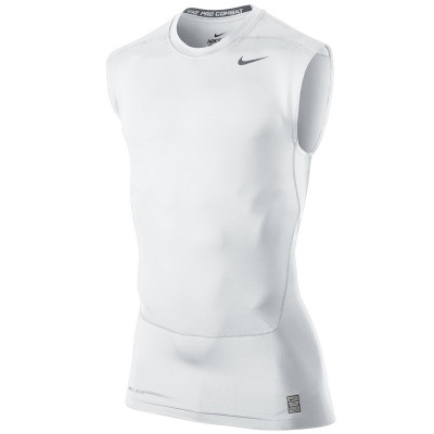 KOSZULKA NIKE CORE COMPRESSION SL TOP 2.0 biała /449791 100