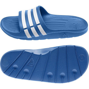 KLAPKI adidas DURAMO SLIDE K niebieskie D67479