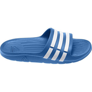 KLAPKI adidas DURAMO SLIDE K niebieskie D67479