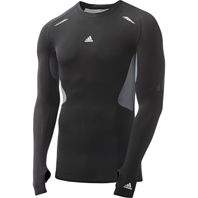 KOSZULKA ADIDAS TECHFIT PREPARATION LS czarna /W58950