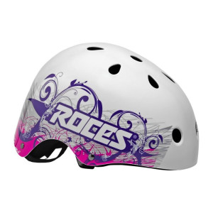 Kask Roces Tatto Aggressive biało fioletowy 301418 01