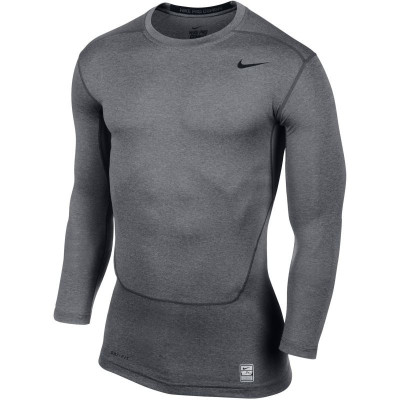 Koszulka męska Nike Pro Cool Compression LS Top szara 703088 091