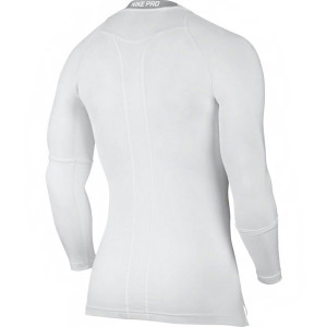 Koszulka męska Nike Pro Cool Compression LS Top biała 703088 100