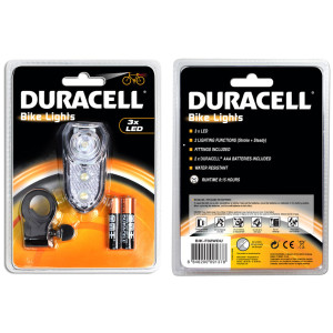 Lampka rowerowa Duracell Front 3 Led 00913