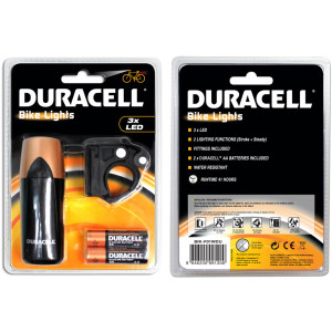 Lampka rowerowa Duracell Front 3 Led 00912