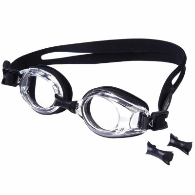 Okulary pływackie korekcyjne Aqua-speed Lumina -3,5 dpi przezroczyste czarne 07