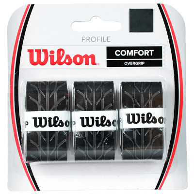 Owijka Wilson Profile Comfort Overgrip czarna 3szt WRZ4025BK