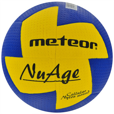 Piłka ręczna Meteor nu Age Mini 0 niebiesko-żółta 4069