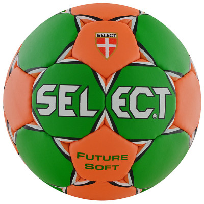 Piłka ręczna Select Future Soft Mini 0 zielono-pomarańczowa