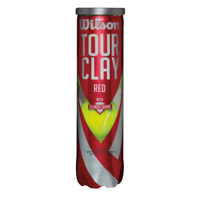 PIŁKI DO TENISA ZIEMNEGO WILSON TOUR CLAY RED /4szt/ WRT110800