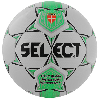 PIŁKA NOŻNA SELECT FUTSAL MIMAS SPECIAL 4 biało/zielona