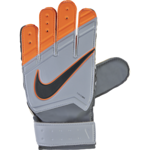 RĘKAWICE BRAMKARSKIE NIKE GK MATCH JR szaro/pomarańczowe /GS0284 100