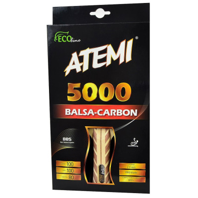 Rakietka do ping ponga Atemi 5000 Balsa Carbon concave