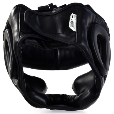 Kask bokserski Profight 705 PU czarny senior