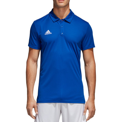 Koszulka męska adidas Core 18 Polo niebieska CV3590