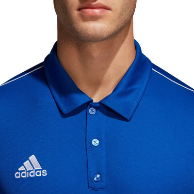 Koszulka męska adidas Core 18 Polo niebieska CV3590