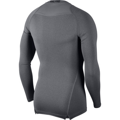 Koszulka męska Nike Pro Top Compression Crew LS szara 838077 091