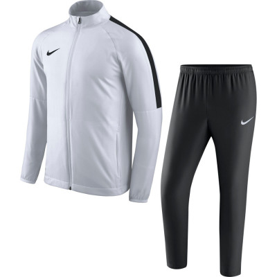 Dres męski Nike M Dry Academy 18 Woven Tracksuit biało-czarny 893709 100