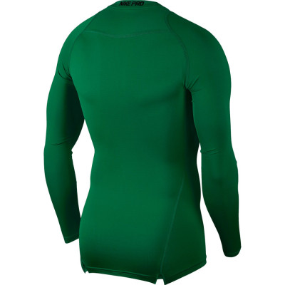 Koszulka męska Nike Pro Top Compression Crew LS zielona 838077 302