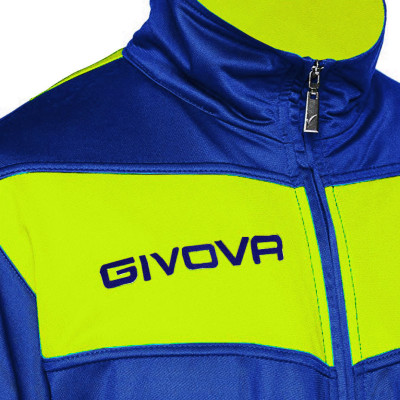 Dres Givova Tuta Visa Fluo niebiesko-żółty TR018F 0219