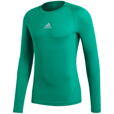 Koszulka męska adidas Alphaskin Sport LS Tee zielona CW9504