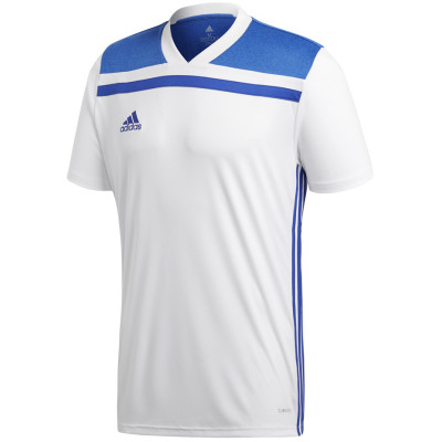 Koszulka męska adidas Regista 18 Jersey biało-niebieska CE8970