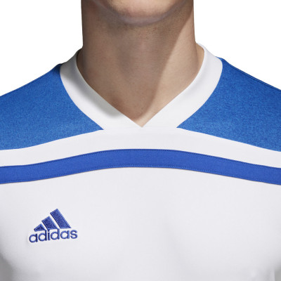 Koszulka męska adidas Regista 18 Jersey biało-niebieska CE8970