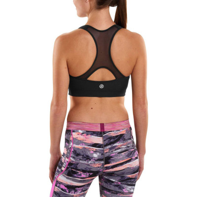 Stanik sportowy Skins Dnamic-Flux Sports Bra czarny DA40280519001