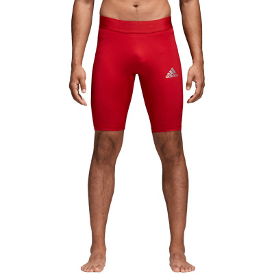 Podspodenki męskie adidas Alphaskin Sport Short Tight czerwone CW9460