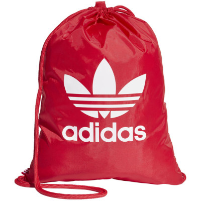 Worek na buty adidas Gymsack Trefoil czerwony DQ3160