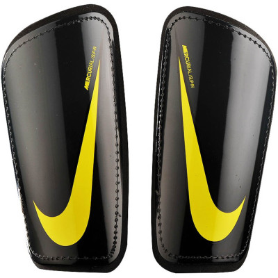 Ochraniacze piłkarskie Nike Mercurial Hard Shell czarno żółte SP2128 060