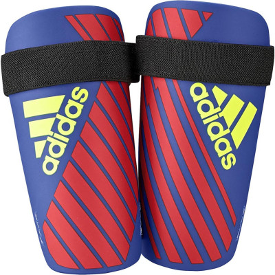 Ochraniacze piłkarskie adidas X Lite Guard niebiesko czerwono żółte DN8609