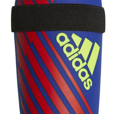 Ochraniacze piłkarskie adidas X Lite Guard niebiesko czerwono żółte DN8609