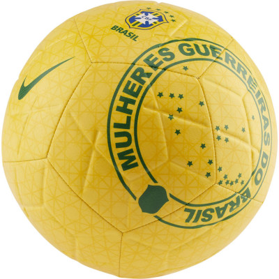 Piłka nożna Nike Brasil CBF Strike żółta SC3922 749