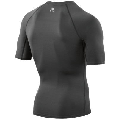 Koszulka kompresyjna męska Skins DNAmic Force Short Sleeve Top czarna DF0001004 9001