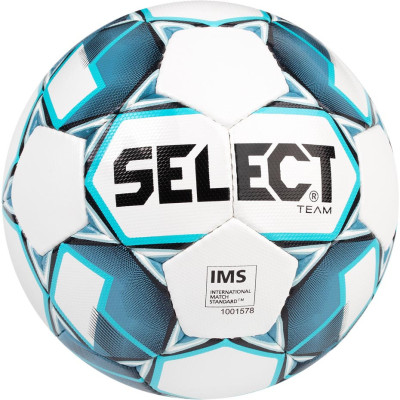 Piłka nożna Select Team 5 IMS Fifa 2019 biało-niebieska 14924