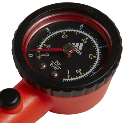 Manometr do piłek adidas Pressure Gauge czerwony CZ9553